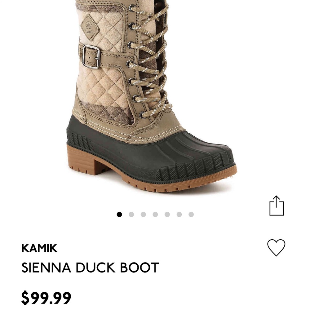 Snow boots size 9 Kamik